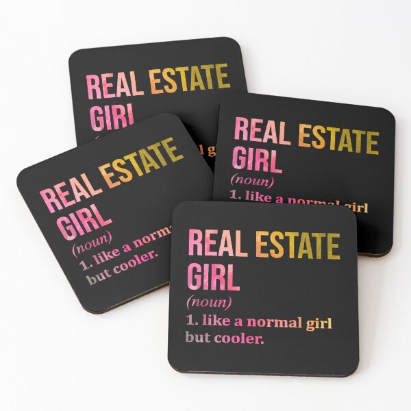 Item preview, Real Estate Girl Definition in Watercolor designed and sold by XCIV.