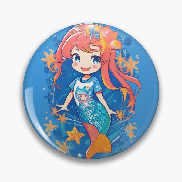 Aperçu de l'œuvre T-shirt vectoriel Sweet Kid Mermaid - T-shirts océaniques magiques pour enfants - Aventures sous-marines - Vêtements fantaisistes pour filles créée et vendue par justomi.