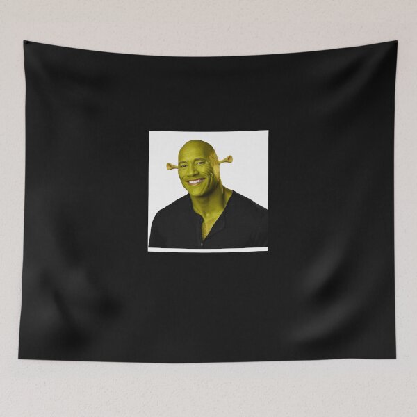 Item preview, Shrek Dwayne "The Rock" Johnson Work Of Art designed and sold by JasminHartman.