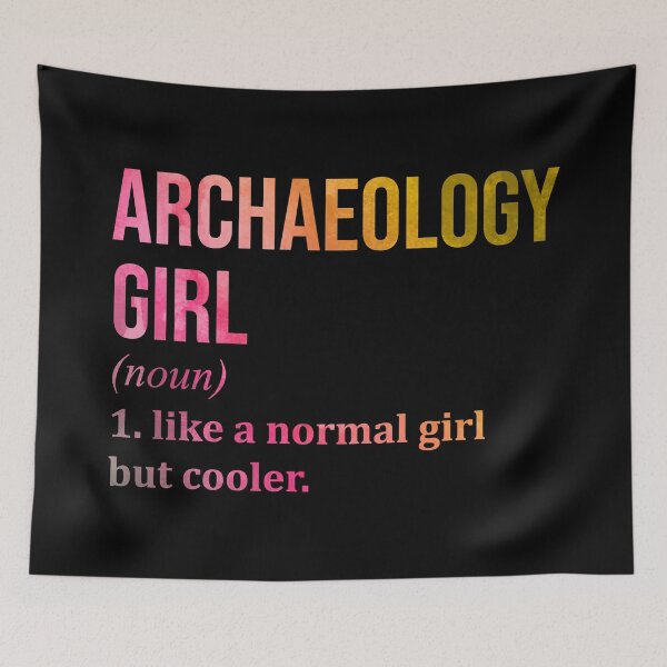 Item preview, Archaeology Girl Definition in Watercolor designed and sold by XCIV.