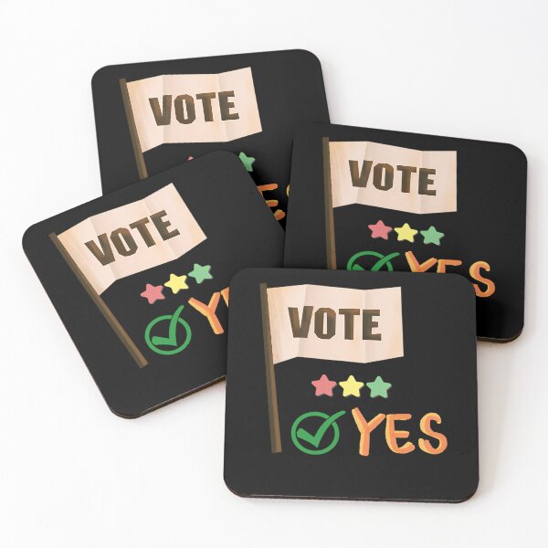 Item preview, Vote YES designed and sold by MeatyCoWard.