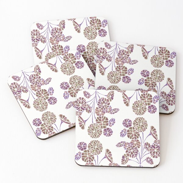 Item preview, Watercolor Stephania Erecta leaves [white-red] designed and sold by Aia UENO design.