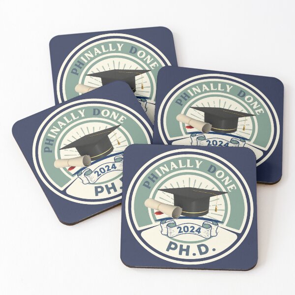 Item preview, Ph.d. graduation badge 2024 designed and sold by Lady-Frost.