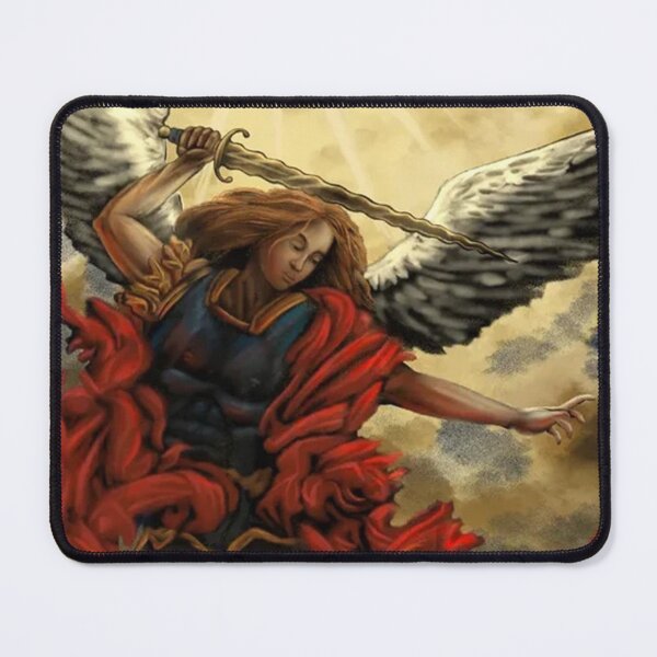 Item preview, Saint Michael ArchAngel Painting designed and sold by racetimothy.