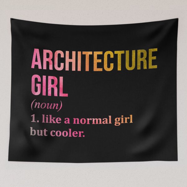 Item preview, Architecture Girl Definition in Watercolor designed and sold by XCIV.