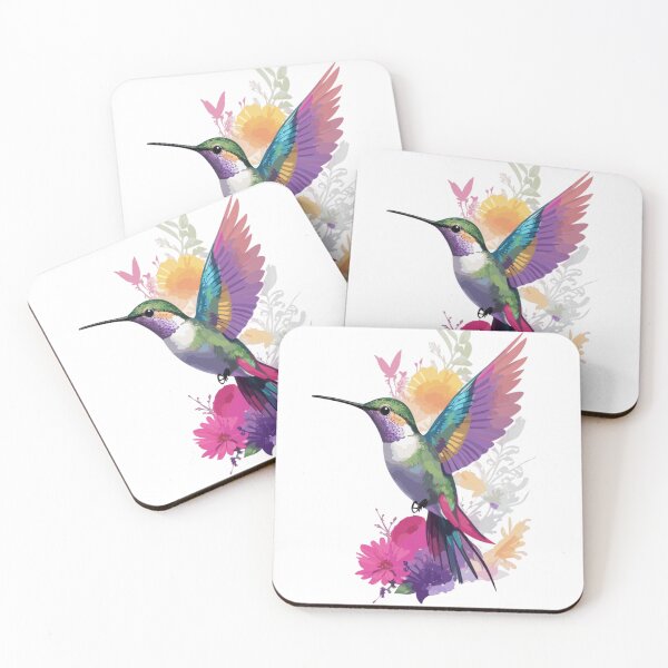 Item preview, "Vibrant Hummingbird: A Fantastic and Colorful Standout Illustration" designed and sold by LoveSecrets.
