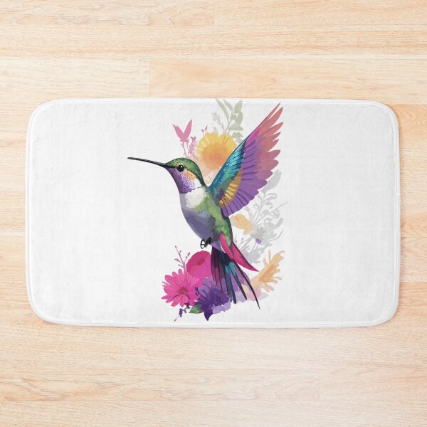 Item preview, "Vibrant Hummingbird: A Fantastic and Colorful Standout Illustration" designed and sold by LoveSecrets.