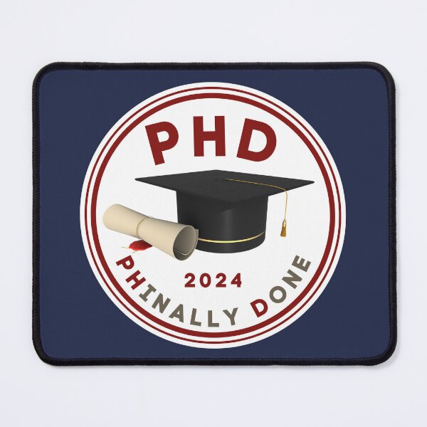 Item preview, Ph.d. graduation badge 2024 for graduation day gift designed and sold by Lady-Frost.