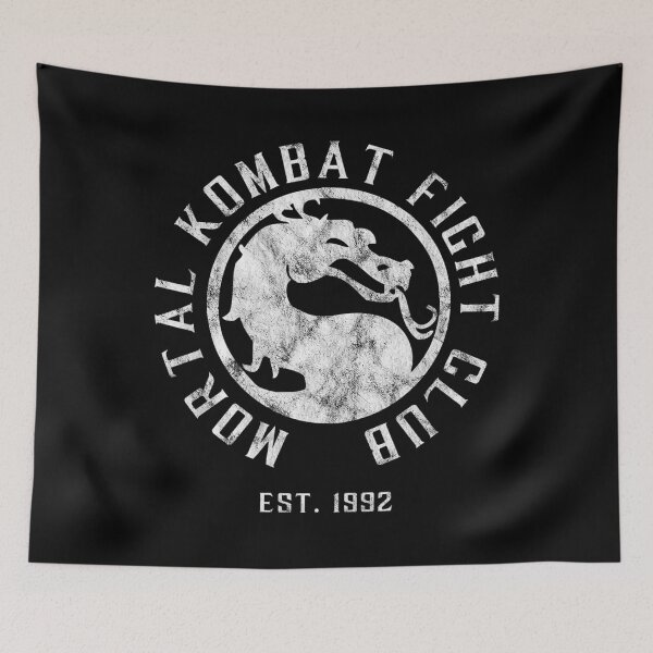 Item preview, Mortal Kombat Fight Club | Mortal Kombat 11 | Distressed White Logo designed and sold by Designercrawfo.