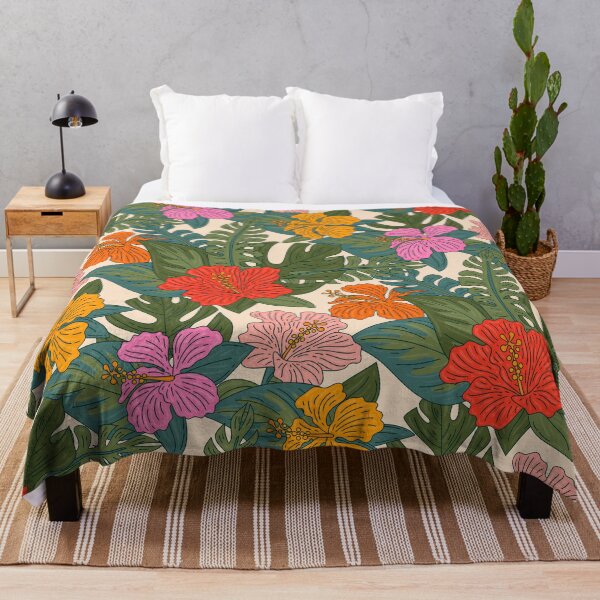 Item preview, Beautiful Hawaiian Floral Pattern designed and sold by Vector Scout Lab.