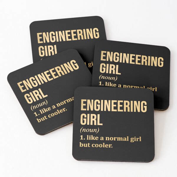 Item preview, Engineering Girl Definition in Gold designed and sold by XCIV.
