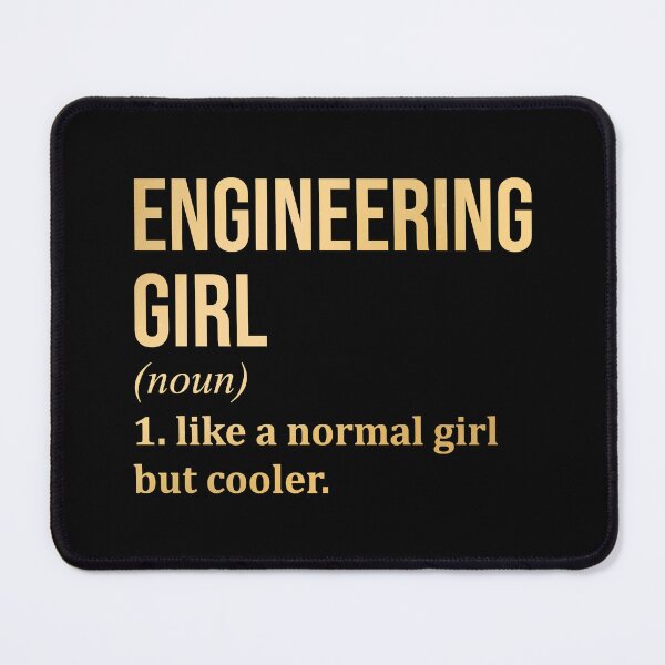 Item preview, Engineering Girl Definition in Gold designed and sold by XCIV.