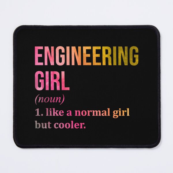 Item preview, Engineering Girl Definition in Watercolor designed and sold by XCIV.