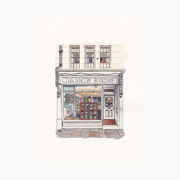 Item preview, Urban Anna Studio - The Whitby Bookshop designed and sold by UrbanAnnaStudio.