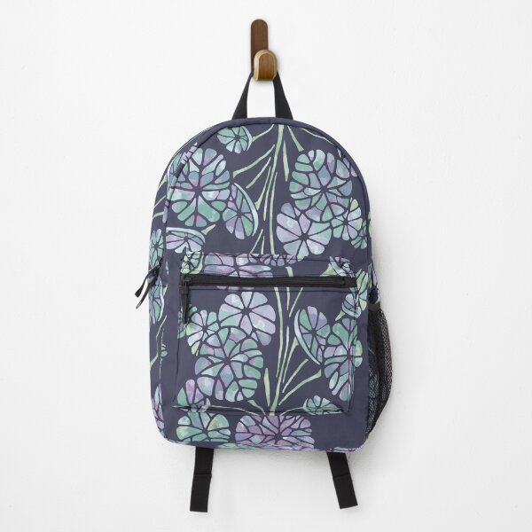 Item preview, Watercolor Stephania Erecta leaves [navy-blue] designed and sold by Aia UENO design.