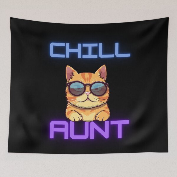 Item preview,  CHILL AUNT CAT designed and sold by CuteCatsCoffee.