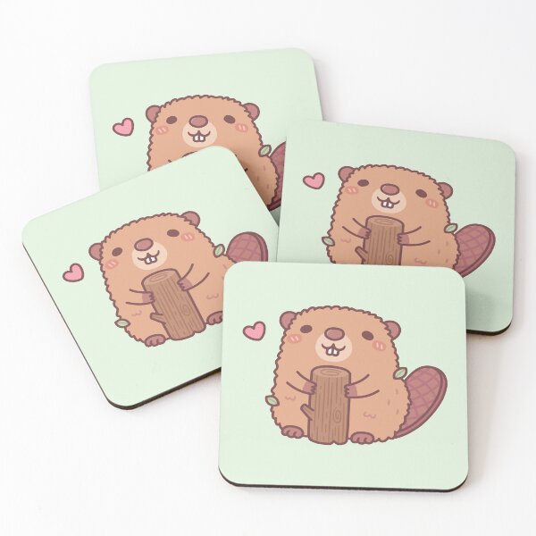 Item preview, Cute Beaver Holding A Piece Of Wood designed and sold by rustydoodle.