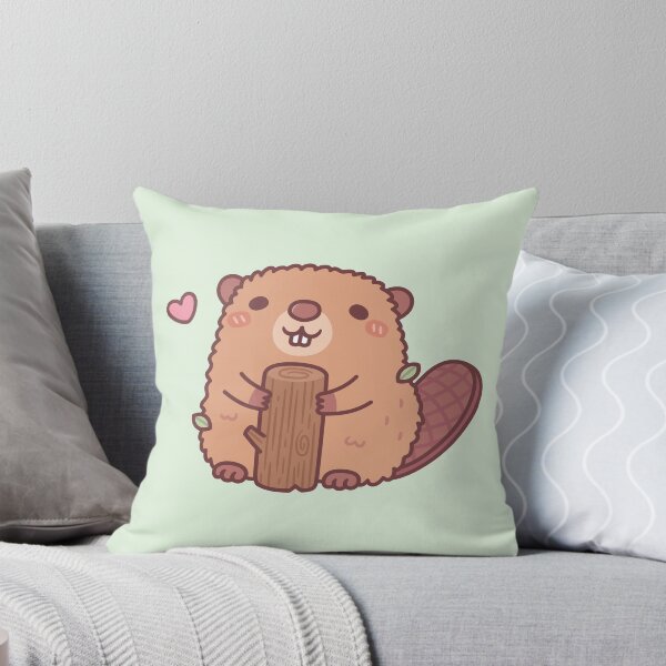 Item preview, Cute Beaver Holding A Piece Of Wood designed and sold by rustydoodle.