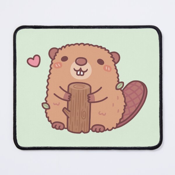 Item preview, Cute Beaver Holding A Piece Of Wood designed and sold by rustydoodle.