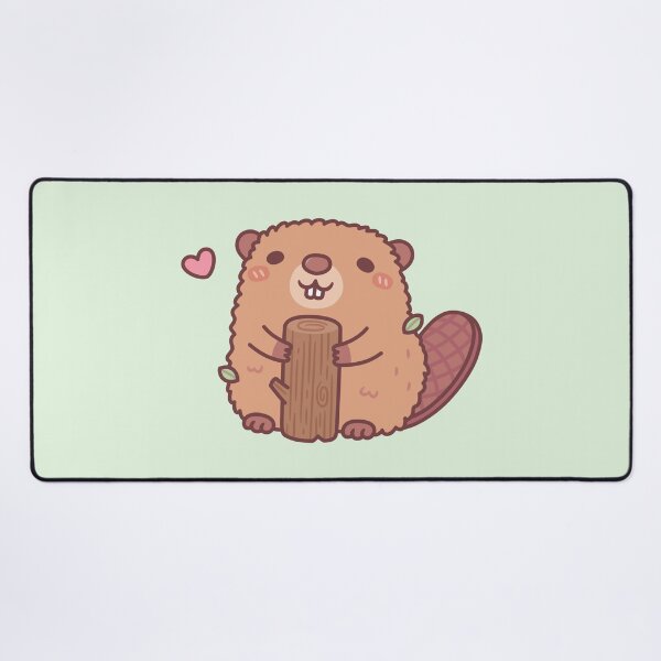 Item preview, Cute Beaver Holding A Piece Of Wood designed and sold by rustydoodle.