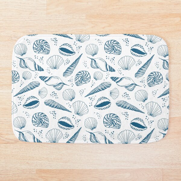 Item preview, Blue Seashell Nautical Coast Beach designed and sold by ZoeChapman.
