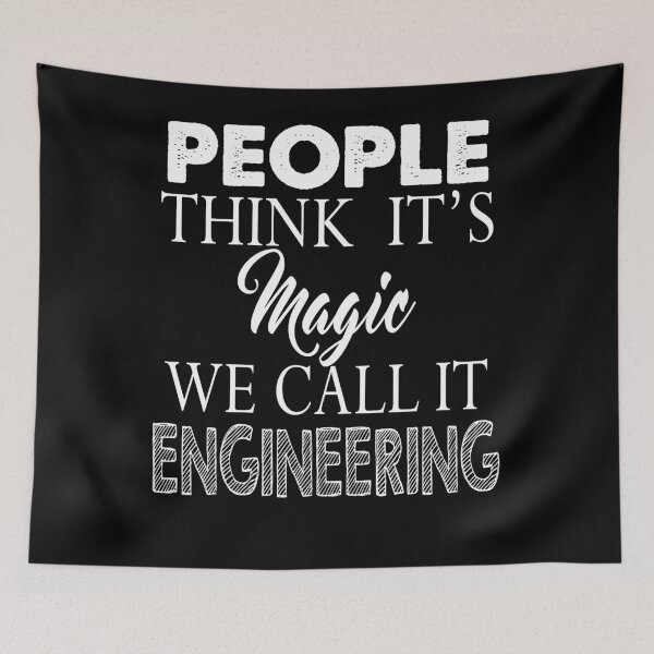 Item preview, People Think It's Magic, We Call It Engineering designed and sold by BarrelLive.