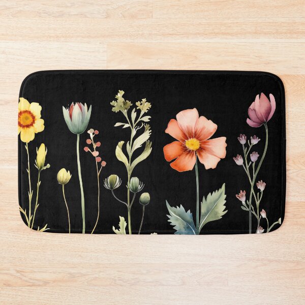 Item preview, Colorful Watercolor Wild Floral Flowers Field designed and sold by EnigmaStitcher.