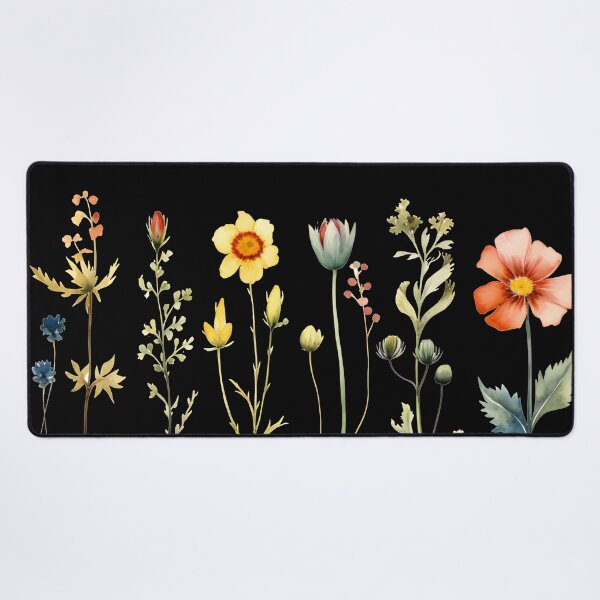 Item preview, Colorful Watercolor Wild Floral Flowers Field designed and sold by EnigmaStitcher.