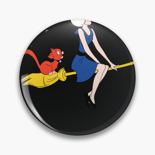 Item preview, Sabrina on flying broom designed and sold by BenjaminNix.