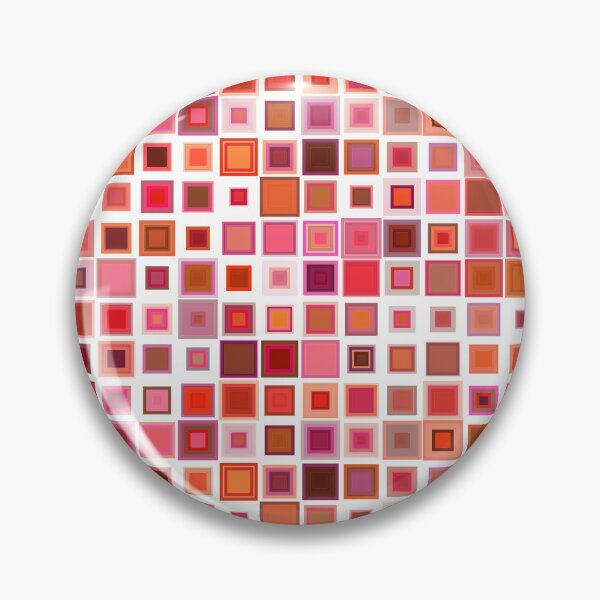 Item preview, Red Colors Square Pattern / RoYuMi designed and sold by royumi.