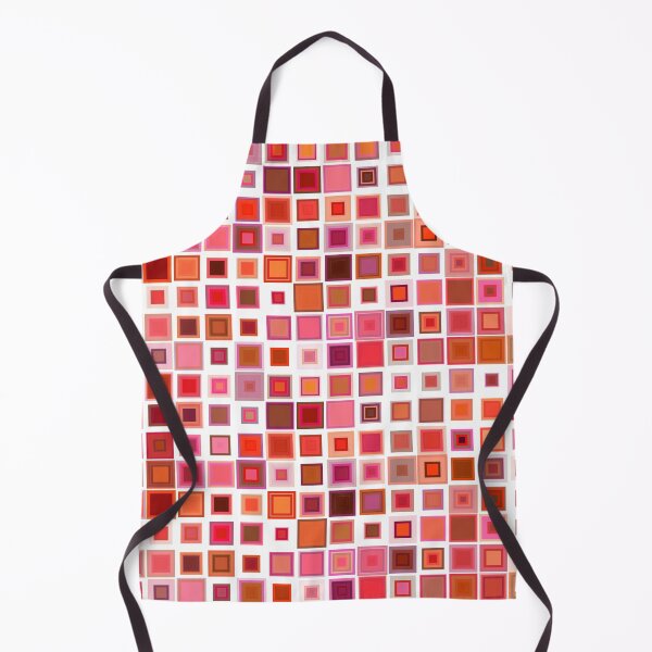 Item preview, Red Colors Square Pattern / RoYuMi designed and sold by royumi.