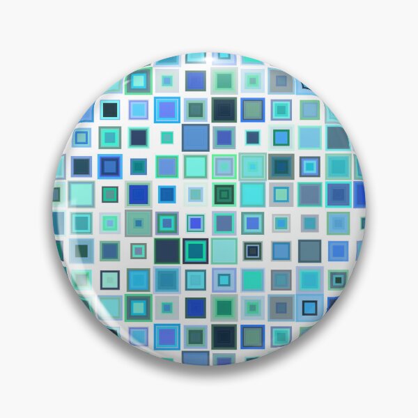 Item preview, Blue Colors Square Pattern / RoYuMi designed and sold by royumi.