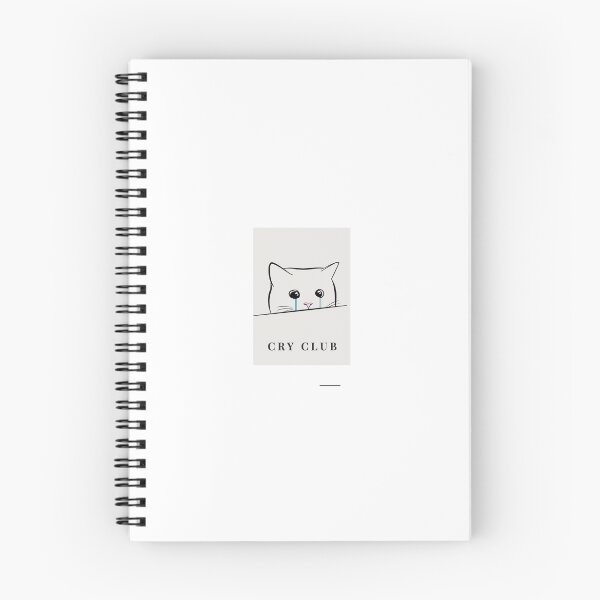 Item preview, Cry club cute cat home décor humor art print, cat art, cat illustration designed and sold by shreya ranjan.