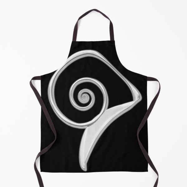 Artikelvorschau, Silberne Spiral-Fraktalkunst entworfen und verkauft von Vicky Brago-Mitchell®.