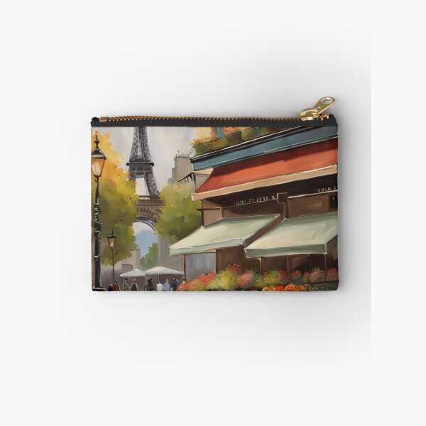 Item preview, Paris flower shop with Eiffel Tower designed and sold by JackFreestone.