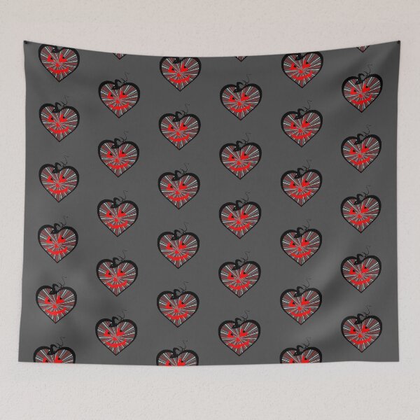 Item preview, Happy Hallowin Party heart Halloween day red pumpkin pixel art designed and sold by 4rpixs.