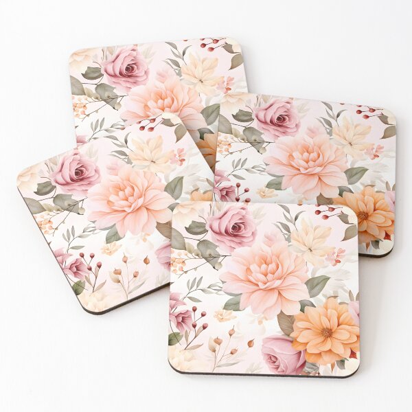 Item preview, Pastel Florals designed and sold by The Hobbyist Vancouver.