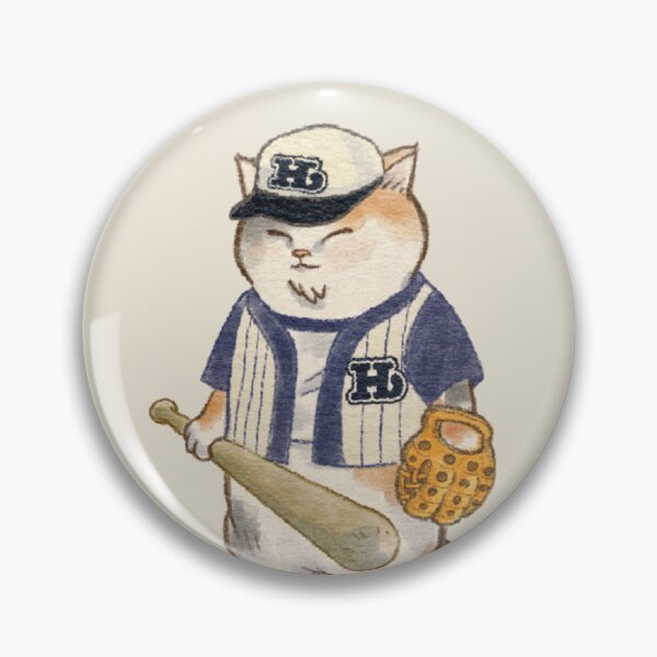 Item preview, Tama Cats Baseball Player Athletes or Batting - Hairball Social Club Family designed and sold by OzzyMac.
