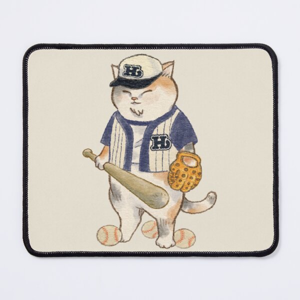 Item preview, Tama Cats Baseball Player Athletes or Batting - Hairball Social Club Family designed and sold by OzzyMac.