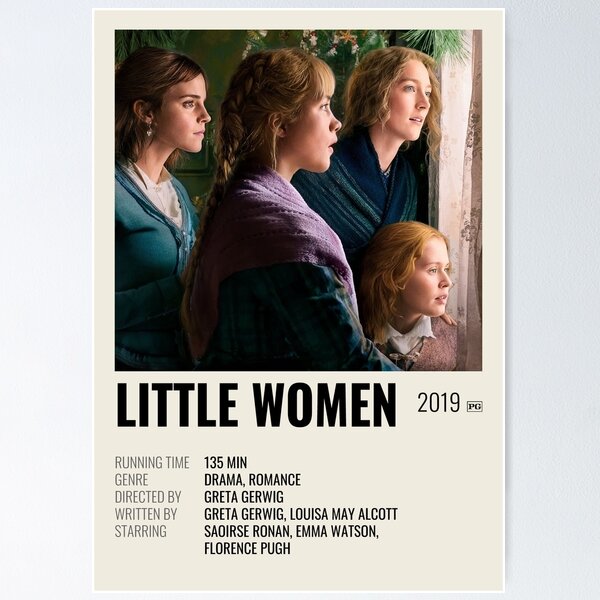 Item preview, Little Women (2019) Movie Poster designed and sold by HansineKarlsen.