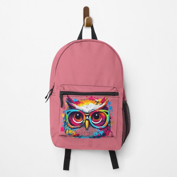 Item preview, Paint splattered Owl designed and sold by HerartbyHer.
