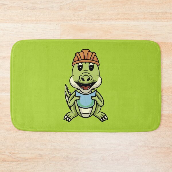 Item preview, Cute crocodile working cartoon illustration designed and sold by cubbone.