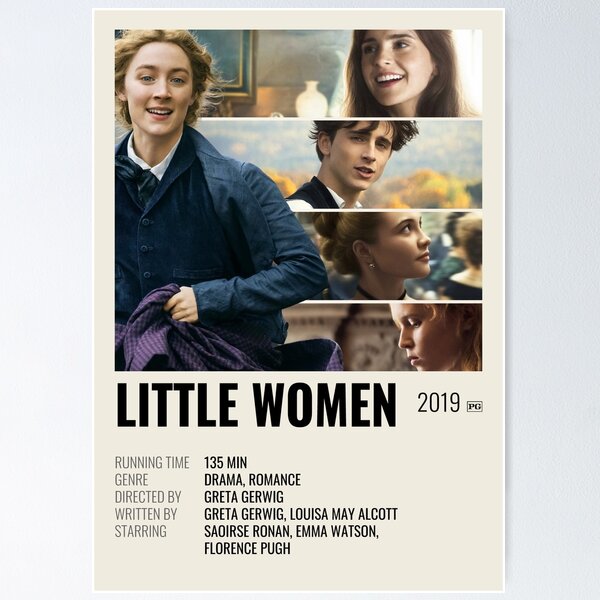 Item preview, Little Women (2019) Movie Poster designed and sold by HansineKarlsen.