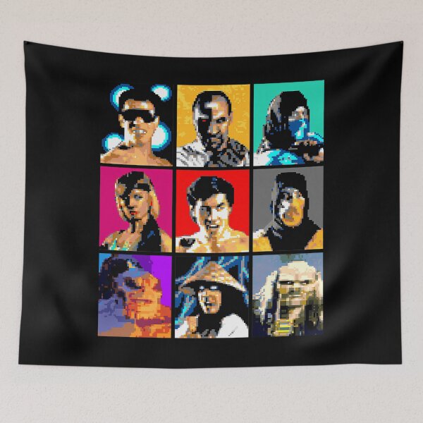 Item preview, Mortal Kombat Genesis Character Portraits designed and sold by Designercrawfo.