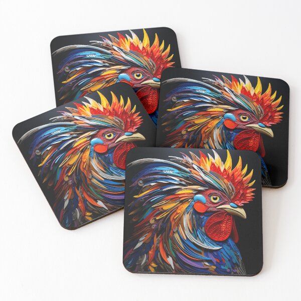 Item preview, Thai fighting cock 004 designed and sold by Taninut-Shop.