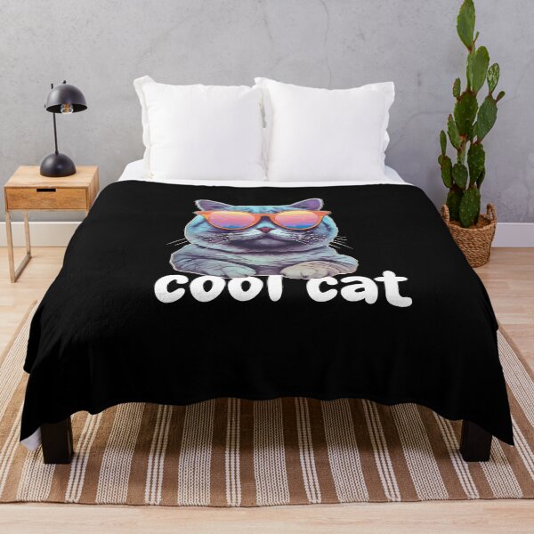 Aperçu de l'œuvre Chat cool avec des lunettes de soleil créée et vendue par CuteCatsCoffee.