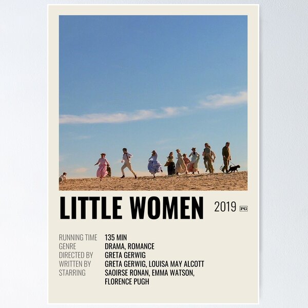 Item preview, Little Women (2019) Movie Poster designed and sold by HansineKarlsen.
