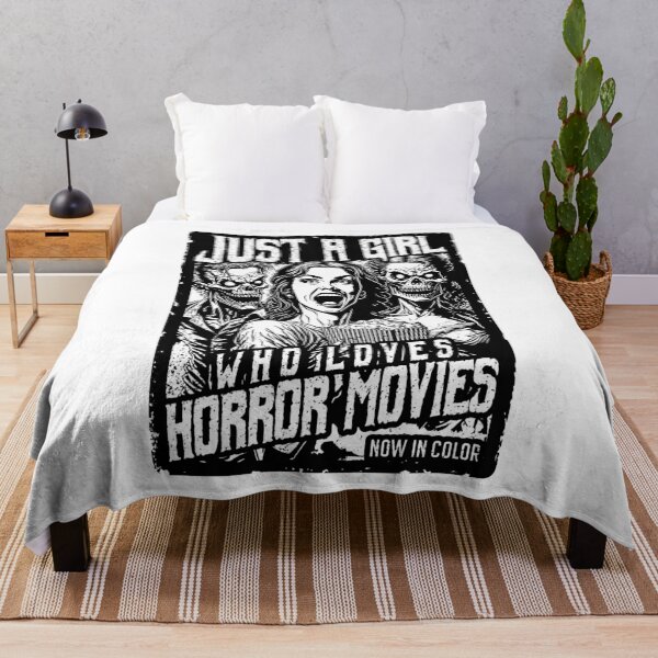 Item preview, Just A Girl Who Loves Horror Movies Halloween Funny Zombie designed and sold by GrandeDuc.