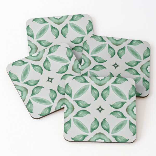 Item preview, leaf green mosaic medallion  designed and sold by FrancesPoff.