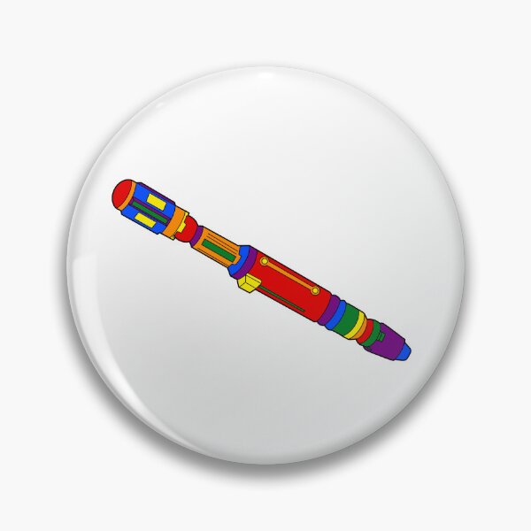 Item preview, pride sonic screwdriver (rainbow flag) designed and sold by scurt-scurt.